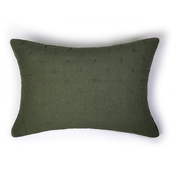 Masen Kale Linen Velvet Pillow Sham