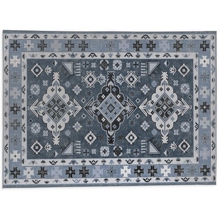 MODERN PERSIAN BLUE Bath Rug By Kavka Designs