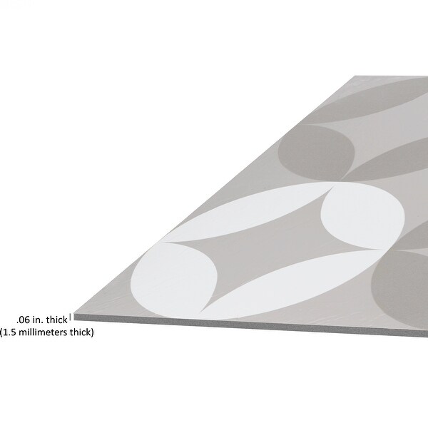 Retro Self Adhesive Vinyl Floor Tile - Mod Diamond - 20 Tiles/20 sq. ft.