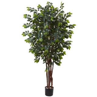 7-foot Sakaki Silk Tree - Green