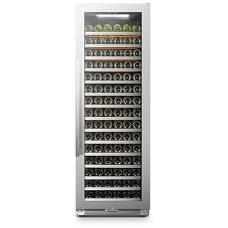 LanboPro Stainless Steel Single Zone Wine Cooler 164 Bottles Capacity