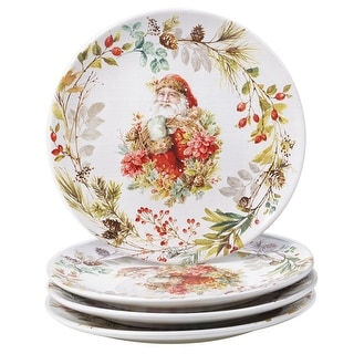 Certified International Christmas Story 11-inch Dinner Plates (Set of 4)