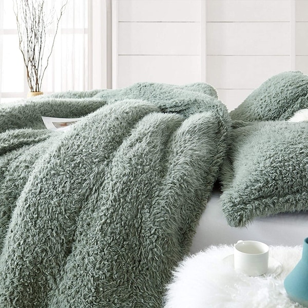 Fluffy Clouds - Coma Inducer Oversized Comforter Set - Iceberg Green