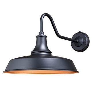 Vaxcel Dorado 1-light Bronze Farmhouse Barn Wall Light