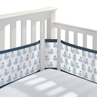 BreathableBaby Breathable Mesh Liner for Cribs, 4-Sides, Classic 3mm