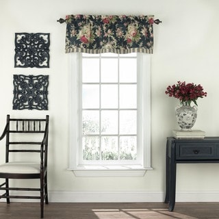 Waverly Sanctuary Rose Floral Window Valance - 52x16