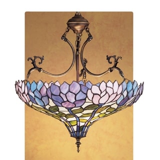 Meyda Tiffany 3 Light 20" Wide Pendant with Handmade Shade