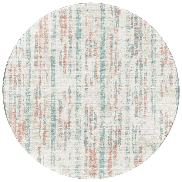 Indoor/Outdoor Rylee Modern Stripes Washable Rug