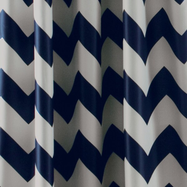Lush Decor Chevron Blackout Curtains Panel Pair - 52"W x 84"L
