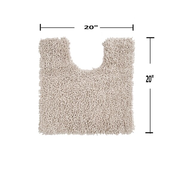 Home Weavers Fantasia Collection Absorbent Cotton Machine Washable Contour Rug