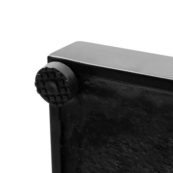 VredHom Square Steel Market Umbrella Base Stand - 17.72 in L x 17.72 in W x 19.7 in H