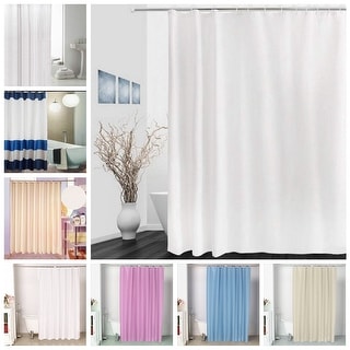 Luxury Shower Curtain and Hooks Set