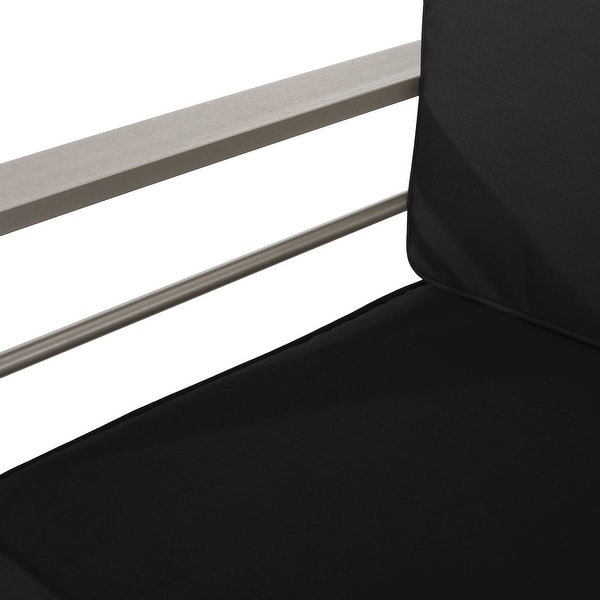 Cape Coral Outdoor Club Chairs with Optional Sunbrella Cushions (Set of 2) by Christopher Knight Home