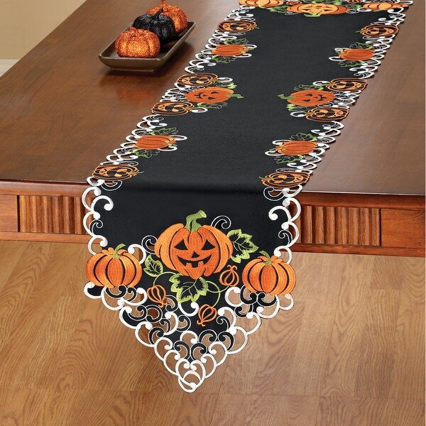 Halloween Pumpkins Table Runner / Topper