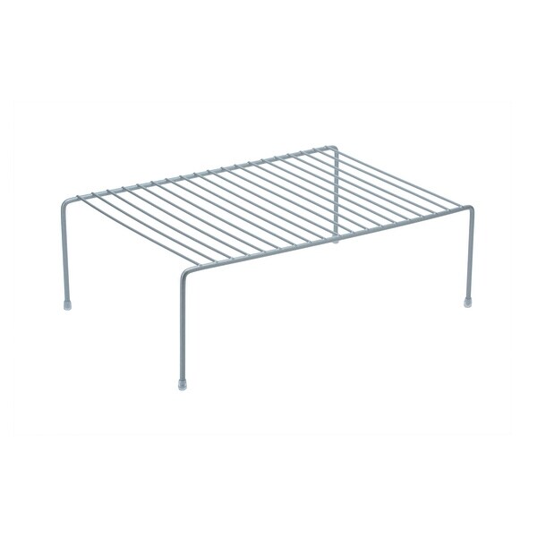 Kitchen Details Large Grey Iron Kitchen Shelf Organizer - 15.35" x 10.24" x 5.31"