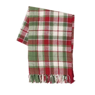 Owen Plaid 50" x 60" Throw Blanket with Fringe