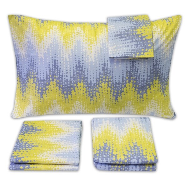 Malibu 4-Piece Patterned Deep Pocket Sheet Set