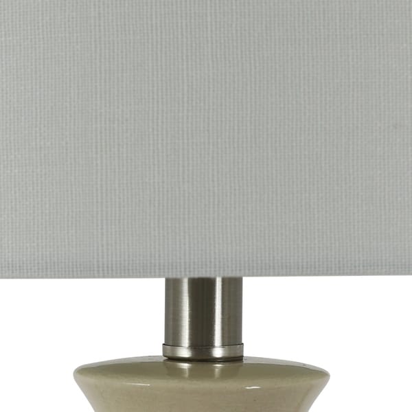 Copper Grove Hersey Ceramic Ivory Table Lamp