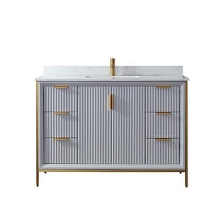 Granada 48" Vanity in Paris Grey with Countertop Without Mirror