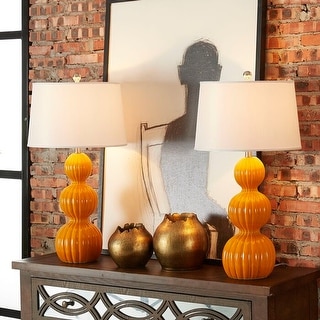 28" Ceramic Table Lamp Set (Set of 2)