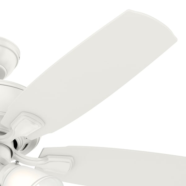 Hunter 48" Belfield Ceiling Fan with LED Light Kit and Pull Chain - Transitional, Farmhouse, Rustic - Exclusive!