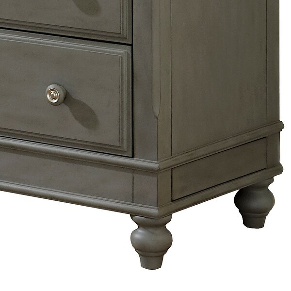 Hillsdale Kids and Teen Lake House Wood 8-Drawer Dresser, Stone