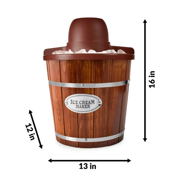 Wooden Bucker Ice Cream Maker