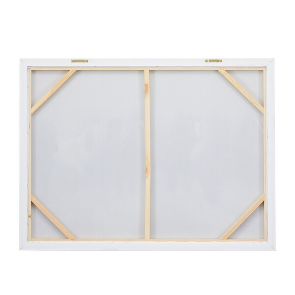 Grey Polystone Modern Farmhouse Framed Wall Art