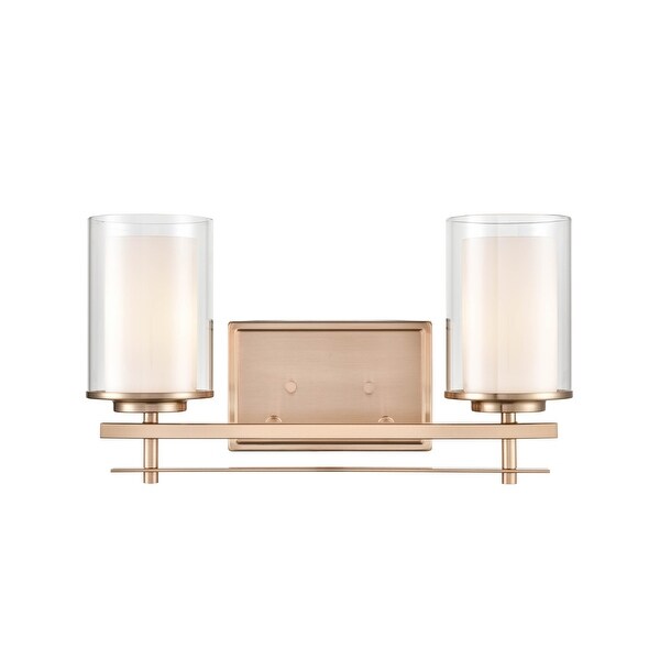 Millennium Lighting Huderson 2 Light Bathroom Vanity Fixture in Multiple Finishes