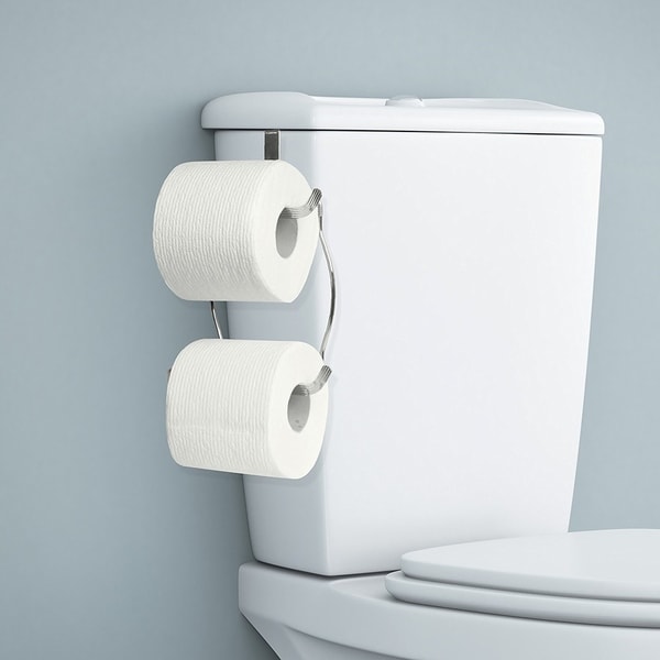 Ybmhome Over the Tank Toilet Paper Tissue Metal 2 Roll Holder