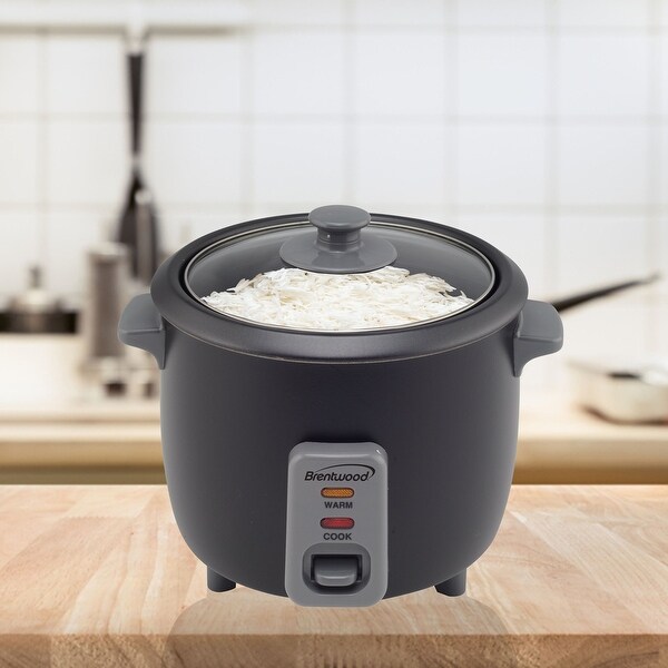 4 Cup Rice Cooker in Charcoal