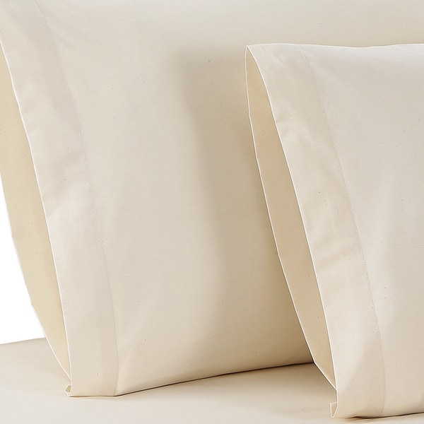 Certified Organic Cotton Percale 200 Thread Count Bed Sheet Set