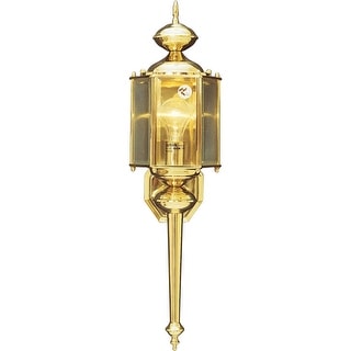 Volume Lighting 1-Light In/Out-door Polished Brass Wall Sconce