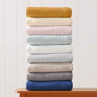 Luxurious Cotton Super Soft Waffle Weave Knit Blanket