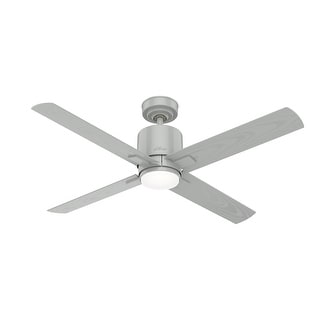 Hunter 52" Visalia Outdoor Ceiling Fan with LED Light and Handheld Remote