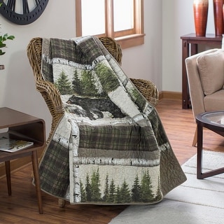 Donna Sharp Bear Panels UCC Throw Blanket