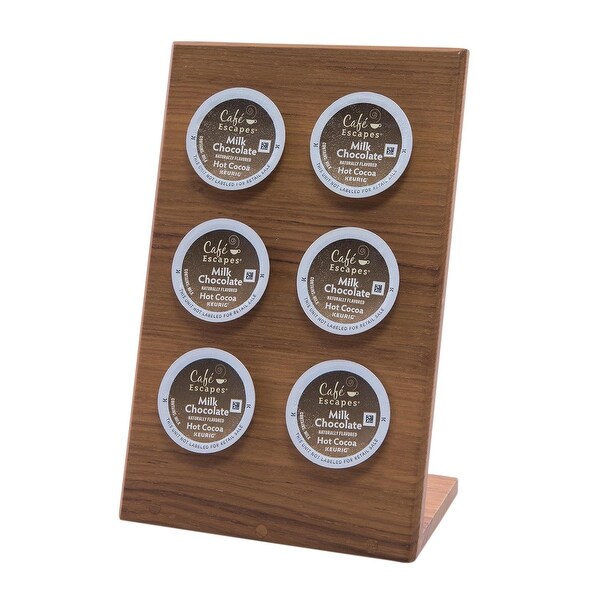 Teak Coffee Pod Holder