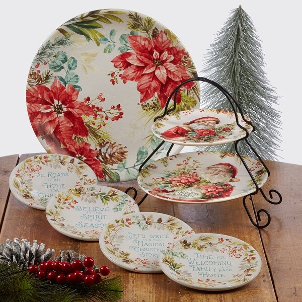 Certified International Christmas Story 11-inch Dinner Plates (Set of 4)