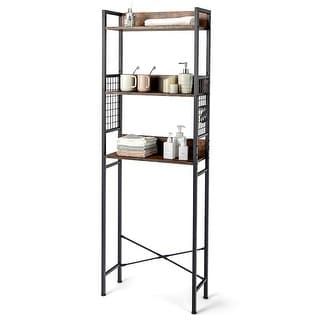 Costway 3-Tier Over-The-Toilet Storage Rack Bathroom Organizer Space - See Details