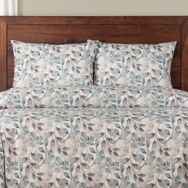 Siscovers Water Garden Botanical Print Duvet Set