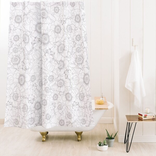 Gabriela Fuente Vicky Made to Order Shower Curtain 71" x 74" with Liner