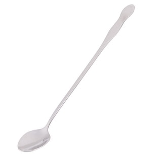 Kitchen Dinner Metal Tableware Flatware Coffee Milk Soup Spoon 26cm Long - Silver Tone - 26 x 3cm/10" x 1"(L*Max.W)