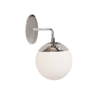 Dainolite Dayana 1 Light Transitional Polished Chrome Luxury wall sconce