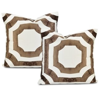 Exclusive Fabrics Mecca Printed Cotton Cushion Cover (Set of 2)