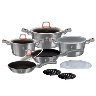 Berlinger Haus 13-Piece Kitchen Cookware Set, Moonlight Collection