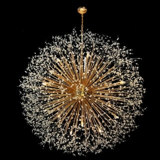 Starburst Chandelier 47" Wide Crystal Lighting Fixture