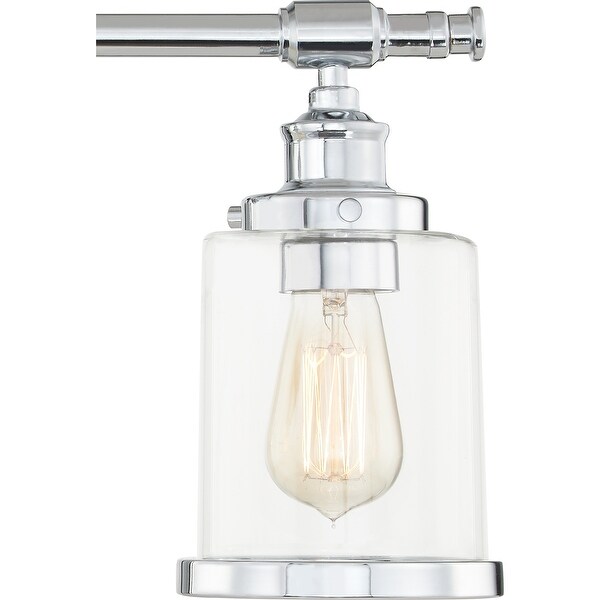 Alford 3-Light Polished Chrome Vanity Light