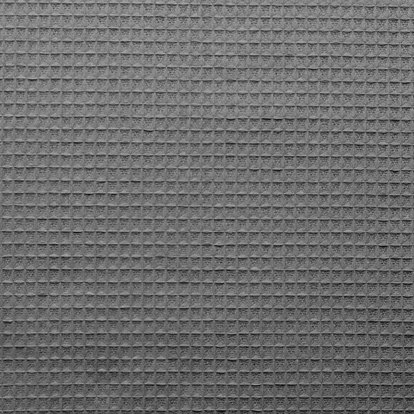 Maytex Textured Waffle Fabric Shower Curtain with Attached Glide Hooks