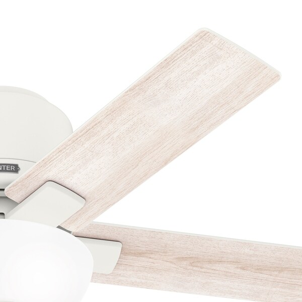 Hunter 44" Fitzgerald Low Profile Ceiling Fan with LED Light Kit and Pull Chain