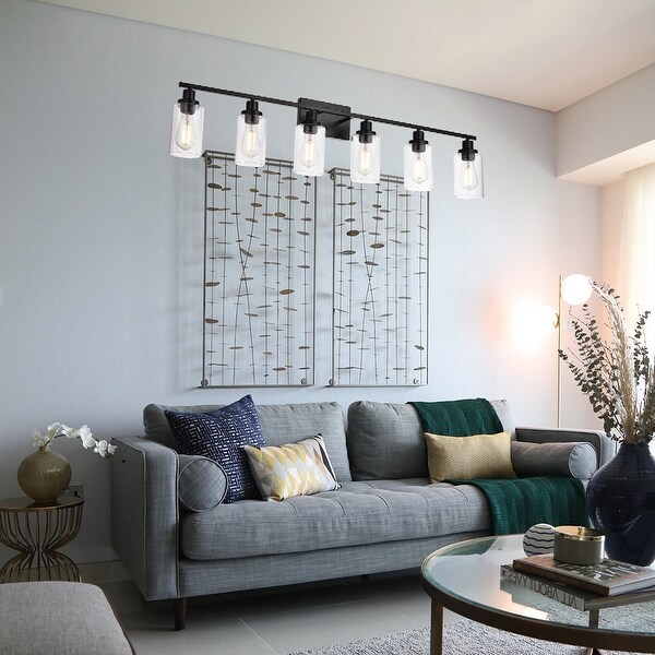 Vinluz Modern 6-lights Vanity Lighting Fixture for Bathroom